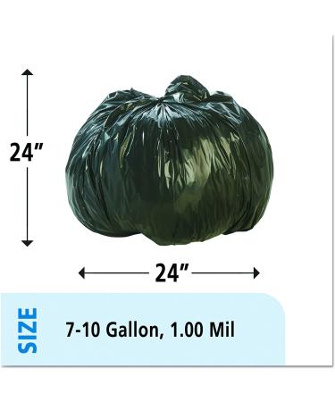Stout Recycled Content Trash Bags 7-10 Gallon 24x24 1Mil - Eco-Friendly Waste Disposal Solution - Buy Online on GoSupps.com