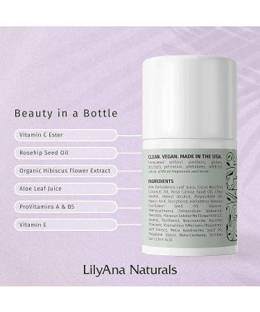 LilyAna Naturals Eye Cream Bundle - Vitamin C Anti-Aging Treatment for Dark Circles, Puffiness, Fine Lines & Wrinkles - 1.7 Oz + 1 Oz - Buy Online on GoSupps.com