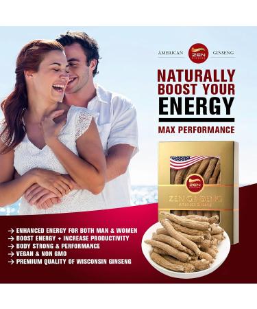 4 Boxes of American Wisconsin Ginseng - Small Long Root - Premium Quality Panax Ginseng. Boosts Body Immunity Energy for Men & Women (16oz) 4 Ounce (Pack of 4) - Buy Online on GoSupps.com