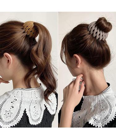 Zabernim Birds Nest Magic Hair Clip - Expandable Ponytail Holder for Women (Black 3PCS) - Buy Online on GoSupps.com