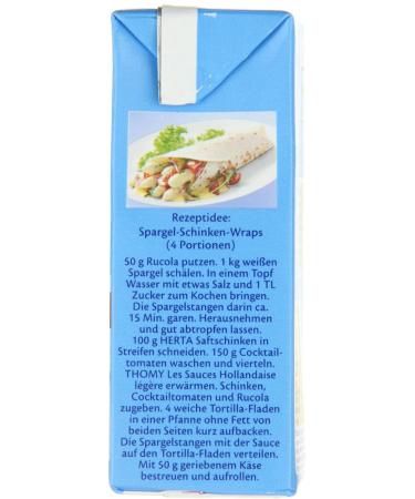 Thomy Les Sauces Hollandaise L g re (6 x 250 ml) - Authentic French Sauce for Gourmet Dishes - International Shipping Available - Buy Online on GoSupps.com