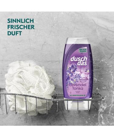 Duschdas Lavender Tonka Shower Gel - 6 Pack | Refreshing Daily Body Wash with Pampering Fragrance - 225 ml Each - Buy Online on GoSupps.com