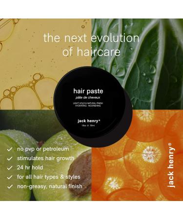 Natural Texturizing Paste for Men | 24-Hour Hold Plant-Based Hair Styling | Lightweight Non-Greasy Formula for All Hair Types (1.69oz - Buy Online on GoSupps.com