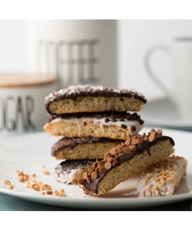 Chocolate Covered Biscotti Gift Basket | Gourmet Holiday Treats for Him or Her | Perfect Gift for Birthday, Anniversary, or Corporate Events | 18 Piece Assortment by Oh! Nuts - Buy Online on GoSupps.com
