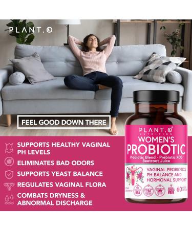 Vaginal Probiotics for Women - 4 Lactobacillus Strains for pH Balance & Healthy Vaginal Flora - Buy Online on GoSupps.com