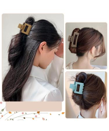 16 Pack Large & Small Hair Claw Clips for Women - Rectangle Hair Barrettes for Thick & Thin Hair - Buy Online on GoSupps.com