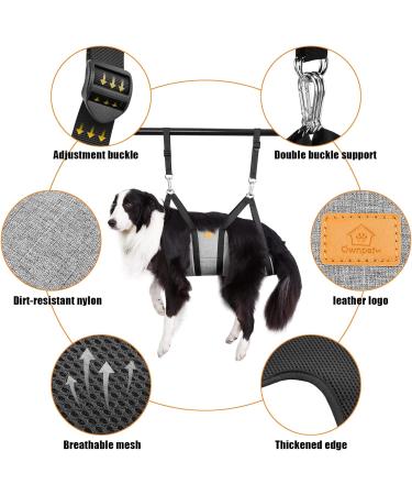 Ownpets Dog Care Hammock - 4 Hook Bathing & Nail Trimming Hammocks for Dogs | 3.5 cm Width 57 cm Length 21 cm Leg Distance - Perfect for Easy Pet Grooming - Buy Online on GoSupps.com