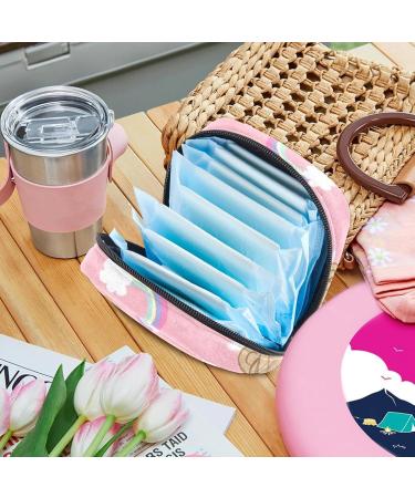 Portable Women's Binding Bags - Menstrual Cup & Tampon Pouches for Teens | Cute Pug & Rainbow Designs - Buy Online on GoSupps.com