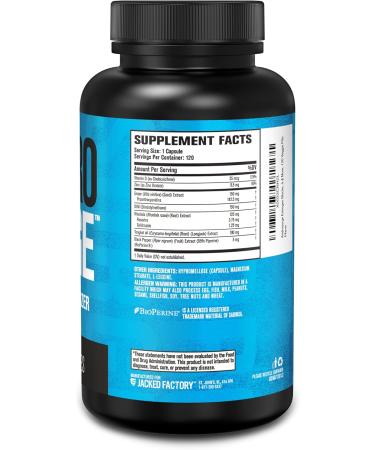 Jacked Factory Androsurge Estrogen Blocker for Men - Natural Testosterone Booster for Men & Estrogen Metabolizer with Tongkat Ali DIM Long Jack & More - Test Booster & Muscle Builder - 120 Count 120 Count (Pack of 1) - Buy Online on GoSupps.com