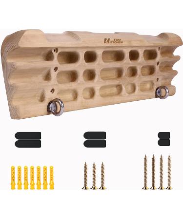 Premium Rock Climbing Hangboard with Jugs, Edges, Slopers, and Pockets - CJ-HB2112BX - Buy Online on GoSupps.com