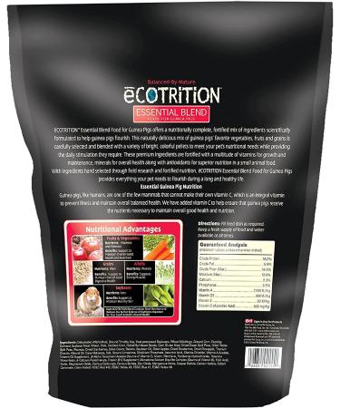 Ecotrition Essential Blend Guinea Pig Food - 5 lb Pack | Nutritious Diet for Healthy Pets - Buy Online on GoSupps.com