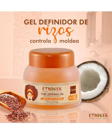 Etniker Coconut & Flaxseed Curl Defining Gel 10.1 oz - Long-Lasting Hold & Shine | L mar - Buy Online on GoSupps.com
