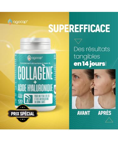 Collagen and Hyaluronic Acid - Collagen 120 tablets Strong Joints and Hydrated Skin. Collagen Hyaluronic Acid Coenzyme q10. 2 Month Cure Collagen for Joint and Nails - Buy Online on GoSupps.com