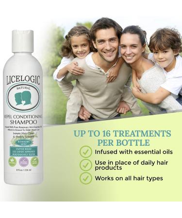 LiceLogic Repel Lice Prevention 3 Pc Kit 8oz Rosemary Mint - Kills Super Lice & Eggs, Prevents & Repels Naturally Derived, Non-Toxic Formula - Buy Online on GoSupps.com