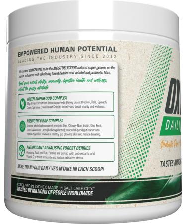EHP Labs OxyGreens Super Greens Powder with Spirulina & Chlorella Prebiotic Fiber Probiotics & Digestive Enzymes Antioxidant Green Superfood Supplement - 15 Serves (Pineapple) Pineapple 15 Servings - Buy Online on GoSupps.com