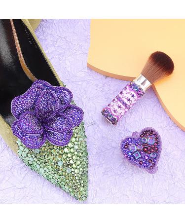 Dowarm 720pcs SS20 Purple Velvet Flatback Rhinestones - 4.8MM Non-Hotfix Crystal Rhinestones for Crafts, Nails, Dance Costumes - Buy Online on GoSupps.com