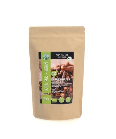 Organic cloves whole (250g 8.8oz) organic cloves whole cloves from controlled organic cultivation organic cloves laboratory-tested organic cloves 100% pure and natural 250 GR (8.8oz) - Buy Online on GoSupps.com