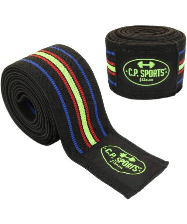 C.P.Sports Kniebandage 200cm-250cm - Velcro-Free Strength Training & Bodybuilding Support for Men & Women - Best for Powerlifting & Weightlifting - Buy Online on GoSupps.com