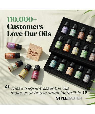 Top 20 Organic Essential Oils Gift Set - Peppermint, Tea Tree, Lavender, Eucalyptus, Lemongrass - for Diffusers, Aromatherapy, Skin & Hair Care - 10mL Bottles - Best-Seller | 20-Pack with Gift Box - Buy Online on GoSupps.com