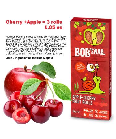 Healthy Snacks Variety Pack - 60 Individual Fruit Roll Ups - Apple Cherry Plum Pumpkin Mint - Vegan, Low Carb, Gluten Free - Dried Fruit Mix for Kids and Adults - Buy Online on GoSupps.com