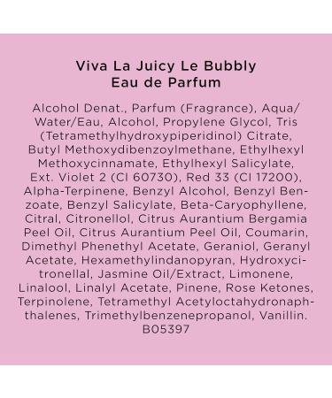 Juicy Couture Viva La Juicy Le Bubbly Eau De Parfum Luxury Women's Perfume with Notes of Champagne Inspired Pink Berries Gardenia Jasmine & Amber - Fruity & Sweet EDP Spray 1.35 Fl Oz (Pack of 3) - Buy Online on GoSupps.com