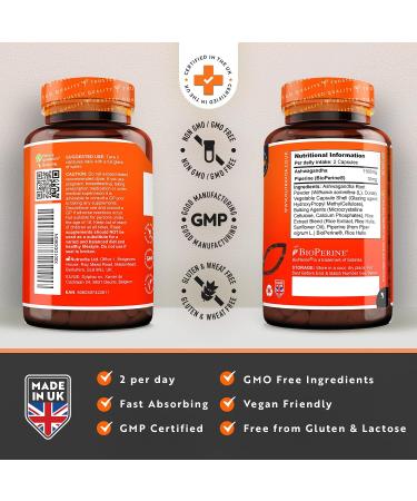 Nutravita Ashwagandha 1100mg - 120 Vegan Capsules with Bioperine - High Strength Natural Ashwagandha Root Powder - Made in UK - Vegan Friendly Supplement - Buy Online on GoSupps.com