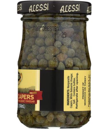 Alessi Capers in Balsamic Vinegar - 3.5 oz | Gourmet Flavor for Your Dishes - Buy Online on GoSupps.com