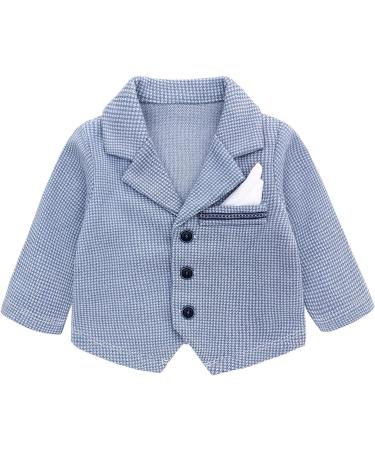 Famuka Baby Boy Formal Wedding Suit 6 Months Blue | Gentleman Tuxedo Outfit with Bows | 2 PCS Set - Buy Online on GoSupps.com