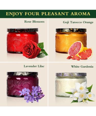 Christmas Candles for Women - Aromatherapy Scented Soy Wax Gift Set for Her Mom Wife & Friends | Ideal for Home Meditation Bath & Relaxation - Buy Online on GoSupps.com