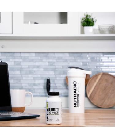 NutraBio Quercetin Advanced with Added Vitamin C and Bromelain - Potent Antioxidant - 90 Capsules - Buy Online on GoSupps.com
