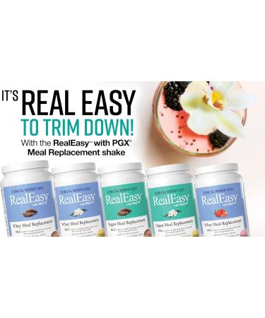 RealEasy with PGX Vegan Protein Meal Replacement Chocolate Flavour - 855g Helps You Feel Full Longers 22g of Protein per serving - Buy Online on GoSupps.com