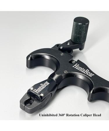 HuntaBear 360 Rotate Caliper Thumb Release for Compound Bow - Archery Accessories | Black 4 Fingers - Buy Online on GoSupps.com