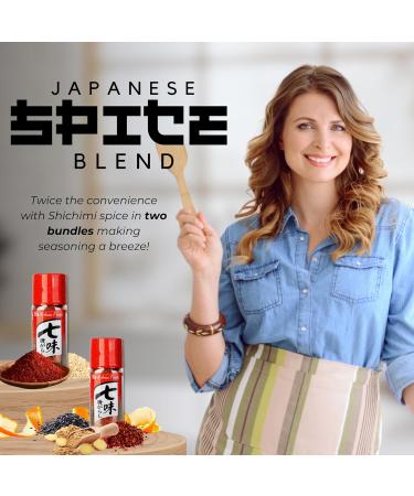 Shichimi Togarashi 7 Spice Pepper Bundle (18 g x 2) | House Foods Shichimi Togarashi - Buy Online on GoSupps.com