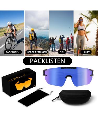 Patrichor Fast Glasses - UV400 Rave & Sports Sunglasses for Men & Women | Adjustable MTB Ski & Cycling Glasses - Buy Online on GoSupps.com