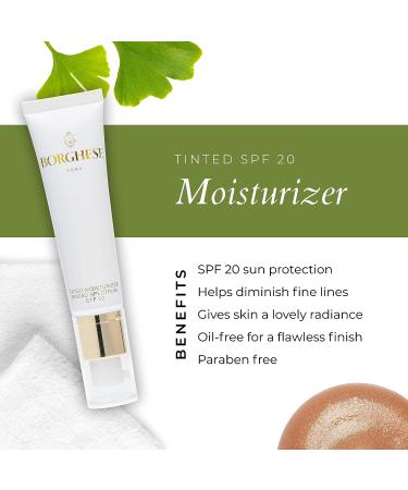 Borghese Tinted Moisturizer SPF 20 - Hydrating and Protective Formula - Buy Online on GoSupps.com