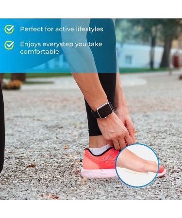 TXL Active Metatarsal Pads - 12 Pairs for Men and Women - Non-Slip Wool Felt Arch Pads with Strong Adhesive Strips - Soft & Comfortable - Buy Online on GoSupps.com