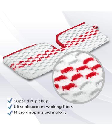 4-Pack Microfiber Washable Mop Refills for Promist Max - Reusable Spray Pads Replacement - Buy Online on GoSupps.com