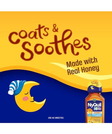 Buy Vicks NyQuil Children's Honey 8oz - Effective Cold Relief for Kids | Fast International Shipping - Buy Online on GoSupps.com