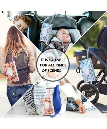 FEBSNOW 8 Pack Baby Wipes Dispenser - Portable & Reusable Wipes Case - Buy Online on GoSupps.com