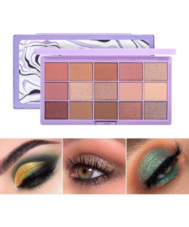 Blendable Eye Shades Makeup - Shimmering Glittering Eyeshadow | Compact Face Makeup for Women for Gathering Dating Traveling Home Working Shopping Frifer 01# - Buy Online on GoSupps.com