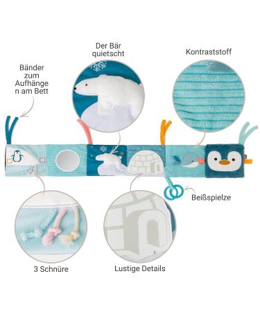 Little Big Friends Soft Activity Book 2 in 1 | Multi-Purpose Developmental Toy & Ocean Teether | Ideal for Crib Attachment - Buy Online on GoSupps.com