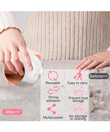 Foot Roll Reusable Clean Ball - Washable Lint Roller & Hair Remover for Pet Fur - Pocket Size Sticky Roller in Pink | International Shipping Available - Buy Online on GoSupps.com