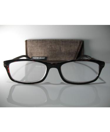 Foster Grant Men's Roman Tortoise Reading Glasses +1.75 | Stylish & Durable | International Shipping Available - Buy Online on GoSupps.com