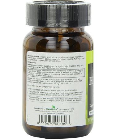 FutureBiotics Hi Energy Multi for Men - 60 Tablets | Boost Vitality & Performance - Buy Online on GoSupps.com