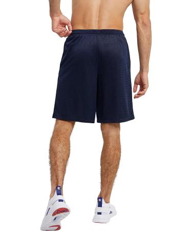 Champion Men's Mesh Basketball Shorts - Navy | Lined Gym Shorts - Buy Online on GoSupps.com