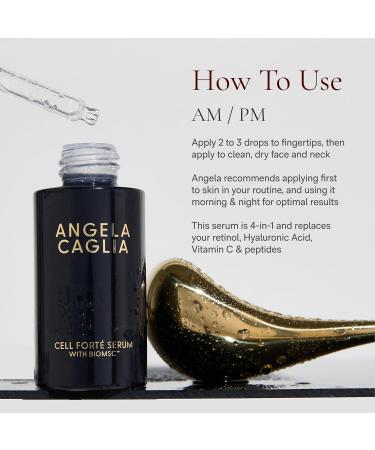 Cell Fort Serum | Billions of Human Stem Cell-derived Exosomes Growth Factors and Peptides with Hyaluronic Acid - Reduces Sun Damage & Hyperpigmentation - 4 in 1 Formula - Buy Online on GoSupps.com