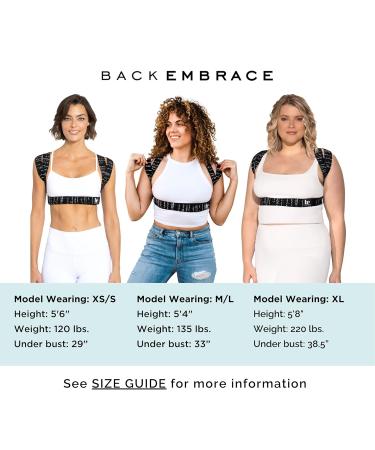 Posture Corrector for Men & Women - Adjustable Back Brace for Pain Relief - Made in USA - Slim Design - Sand Drizzle M/L - Buy Online on GoSupps.com