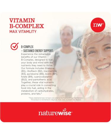 NatureWise 1000mg Omega 3 600mg EPA 400mg DHA with Vitamin E 180ct & Vitamin B Complex for Cellular Energy 60 Softgels 2-Month  - Buy Online on GoSupps.com