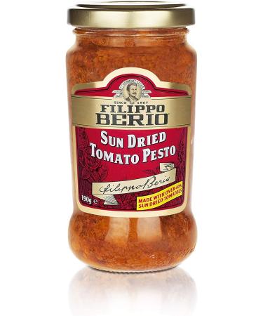 Filippo Berio Sun Dried Tomato Pesto 190g - Authentic Italian Pesto - Pack of 1 - Buy Online on GoSupps.com
