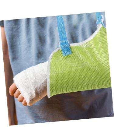 GLEAVI Pediatric Sling Brace - Adjustable Arm Strap for Broken Wrist Shoulder & Neck Support - Green - Buy Online on GoSupps.com